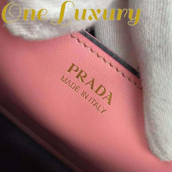 Replica Prada Women Medium Saffiano Leather Prada Matinee Bag-Pink 11