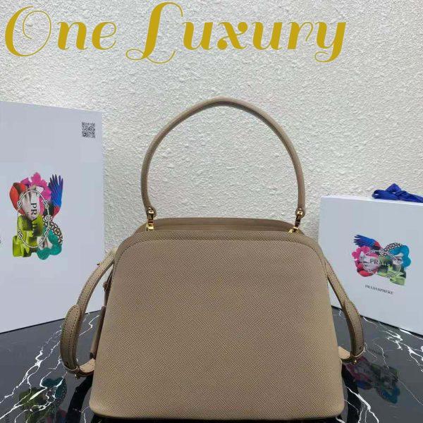 Replica Prada Women Medium Saffiano Leather Prada Matinee Bag-Sandy 4