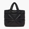 Replica Prada Women Padded Re-Nylon Tote Bag-Black 12