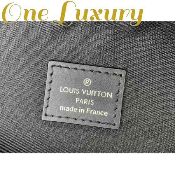 Replica Louis Vuitton LV Unisex Avenue Slingbag NM Brown Monogram Macassar Coated Canvas 11