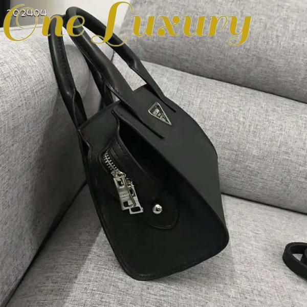 Replica Prada Women Saffiano Leather Prada Kristen Handbag-Black 7