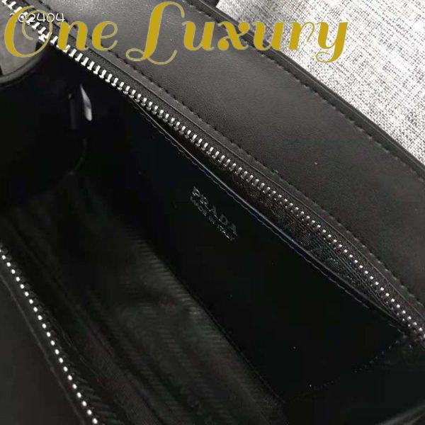 Replica Prada Women Saffiano Leather Prada Kristen Handbag-Black 11