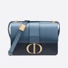 Replica Dior Women 30 Montaigne Bag Lndigo Blue Gradient Calfskin