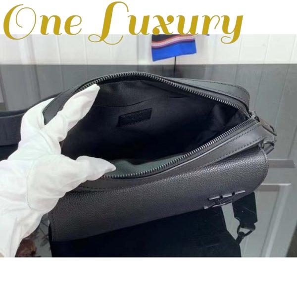 Replica Louis Vuitton Unisex LV Fastline Messenger Black Cowhide Leather Zipped Closure 8