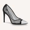 Replica Louis Vuitton LV Women’s Urban Twist Pump Mesh PVC Calf Leather 10.5 cm Heel