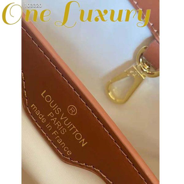 Replica Louis Vuitton LV Women Capucines BB Handbag Red Calfskin Canvas 11