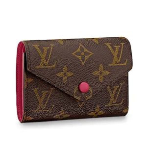 Replica Louis Vuitton LV Women Victorine Wallet in Damier Ebene Canvas 2