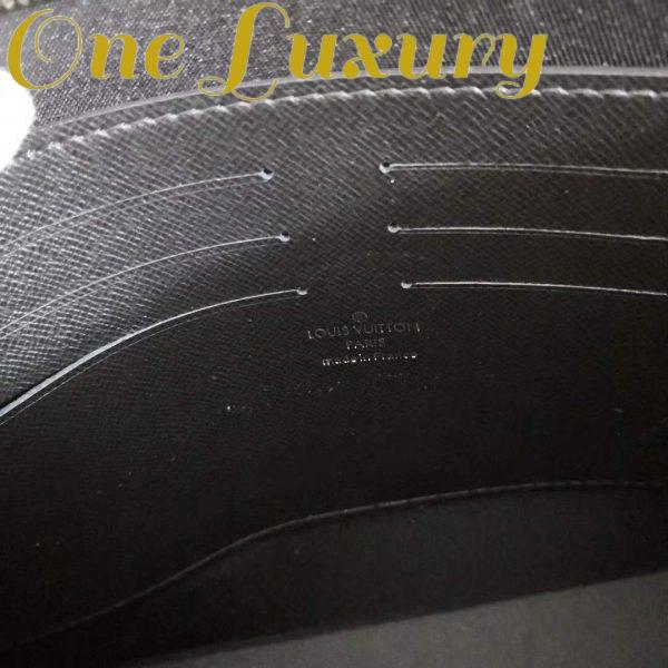 Replica Louis Vuitton LV Men Pochette Voyage MM Damier Graphite Canvas-Grey 11
