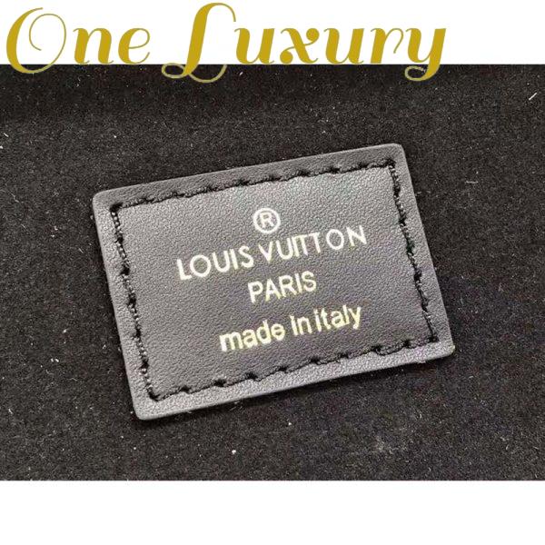 Replica Louis Vuitton LV Women Vanity PM Handbag Black Monogram-Embossed Lambskin 12