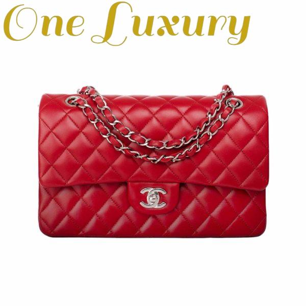 Replica Chanel Small Classic Iconic Handbag in Lambskin with Gold-tone Metal 4