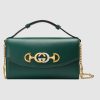 Replica Gucci GG Women Gucci Zumi Smooth Leather Mini Bag with Interlocking G Horsebit