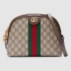Replica Gucci GG Women Ophidia GG Mini Shoulder Bag Beige/Ebony Supreme 13
