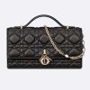 Replica Dior Women CD Miss Dior Mini Bag Black Cannage Lambskin