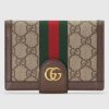 Replica Gucci Unisex Ophidia GG Small Belt Bag Beige Ebony GG Supreme Canvas Double G 14
