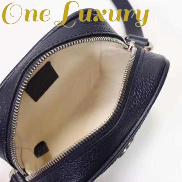 Replica Gucci Unisex Ophidia GG Small Shoulder Bag Beige Blue Supreme Canvas 8