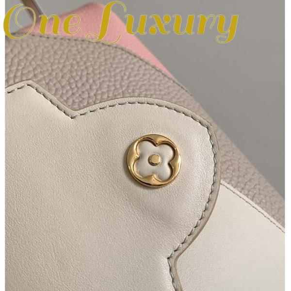 Replica Louis Vuitton LV Women Capucines BB Handbag Beige Taurillon Patent Leather Smooth Calfskin 14