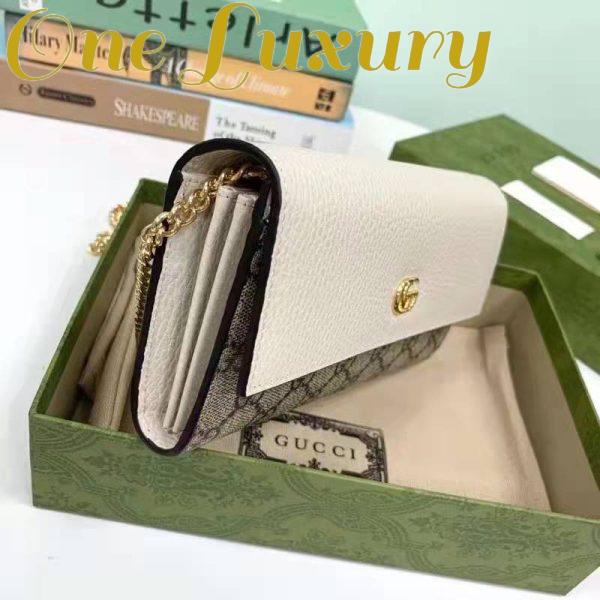 Replica Gucci Women GG Marmont Continental Wallet Beige and Ebony GG Supreme Canvas 6