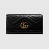 Replica Gucci Women GG Marmont Continental Wallet Beige and Ebony GG Supreme Canvas 12
