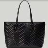 Replica Gucci Women GG Marmont Large Shoulder Bag-Black 8