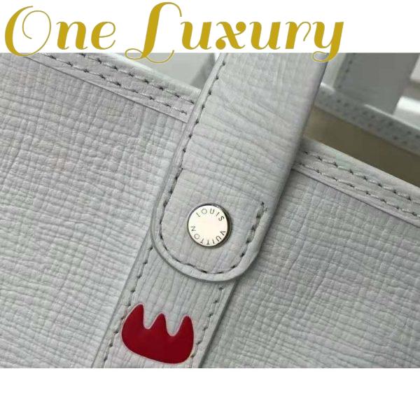 Replica Louis Vuitton LV Unisex Tote Journey White Cowhide Leather Textile Lining 8