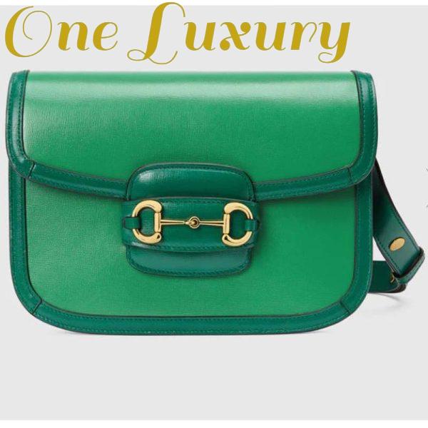 Replica Gucci Women Gucci Horsebit 1955 Small Shoulder Bag Bright Green Leather 2