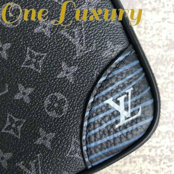 Replica Louis Vuitton LV Men Amazone Sling Bag Monogram Eclipse Canvas 13