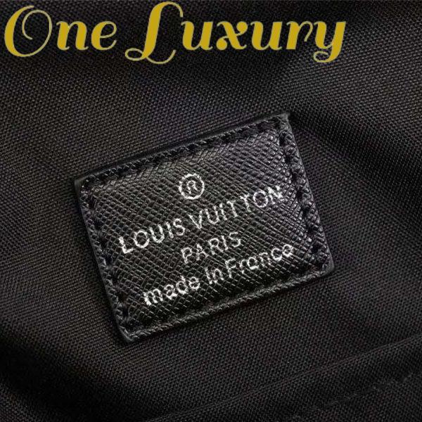 Replica Louis Vuitton LV Men Avenue Sling Bag Taiga Leather-Black 11
