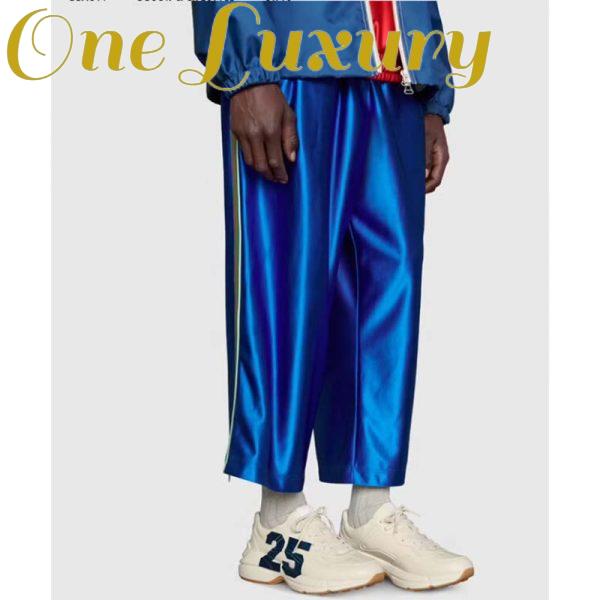 Replica Gucci Unisex GG Rhyton Sneaker ’25’ Ivory Demetra Rubber Sole 5 Cm Heel 14