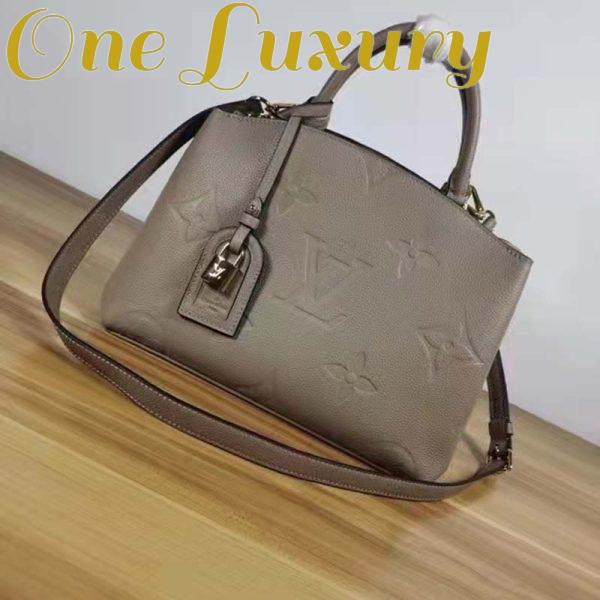Replica Louis Vuitton LV Unisex Grand Palais Tote Gray Monogram Embossed Grained Cowhide Leather 4
