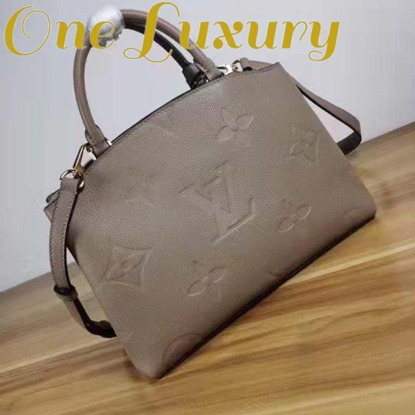 Replica Louis Vuitton LV Unisex Grand Palais Tote Gray Monogram Embossed Grained Cowhide Leather 6
