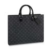 Replica Louis Vuitton LV Unisex Grand Palais Tote Gray Monogram Embossed Grained Cowhide Leather 14