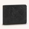 Replica Louis Vuitton LV Unisex Multiple Wallet Brown Coated Canvas Cowhide Leather 13