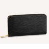Replica Louis Vuitton LV Unisex Zippy Wallet Damier Azur Coated Canvas Cowhide Leather 13
