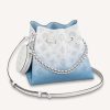 Replica Louis Vuitton LV Women Bella Bucket Bag Mahina Arizona Brown Calfskin Calf Monogram 14