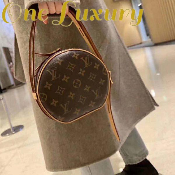 Replica Louis Vuitton LV Women Boite Chapeau Souple PM in Monogram Coated Canvas-Brown 5