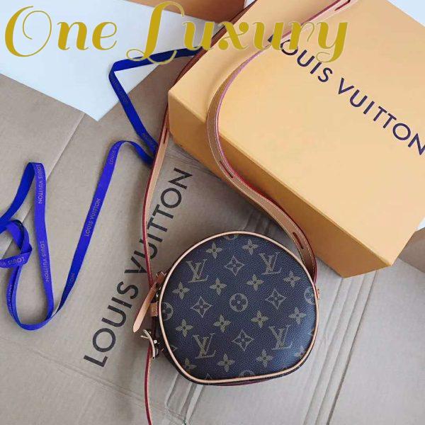Replica Louis Vuitton LV Women Boite Chapeau Souple PM in Monogram Coated Canvas-Brown 8