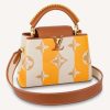 Replica Louis Vuitton LV Women Capucines BB Handbag Yellow Taurillon Leather 13