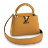 Replica Louis Vuitton LV Women Capucines Mini Handbag Jewel-Tone Taurillon Leather
