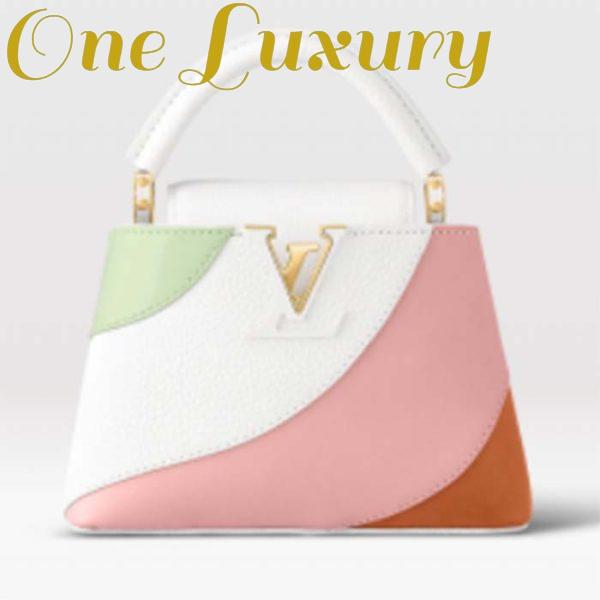 Replica Louis Vuitton LV Women Capucines Mini Handbag Taurillon Patent Leather Smooth Calfskin