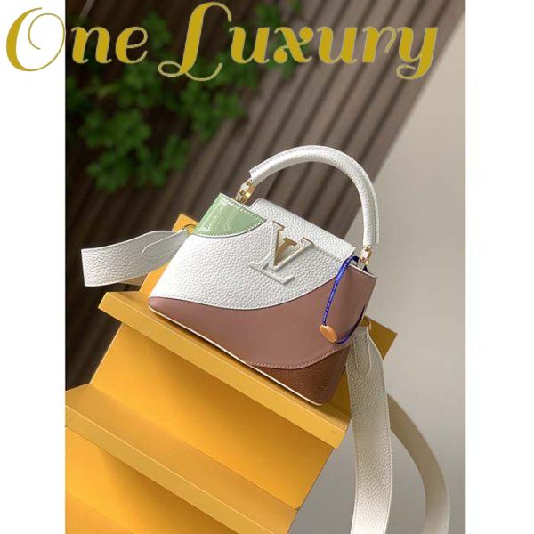 Replica Louis Vuitton LV Women Capucines Mini Handbag Taurillon Patent Leather Smooth Calfskin 5