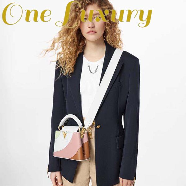 Replica Louis Vuitton LV Women Capucines Mini Handbag Taurillon Patent Leather Smooth Calfskin 14