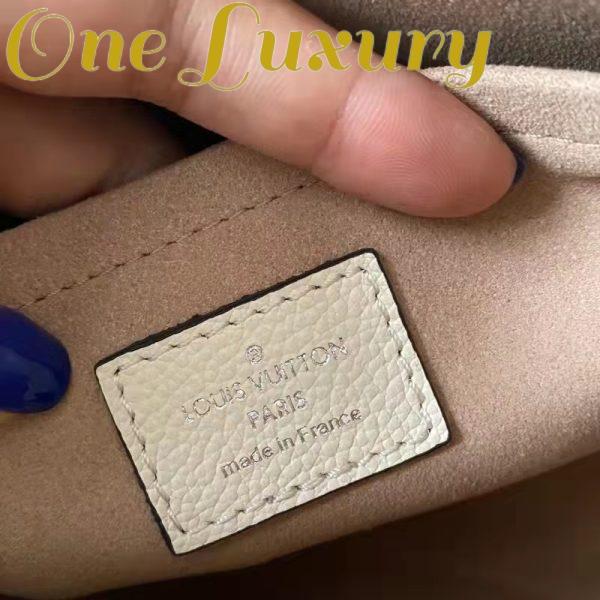 Replica Louis Vuitton LV Women Marelle Handbag Quartz White Epi Grained Cowhide Canvas 19