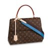 Replica Louis Vuitton LV Women Cluny MM Handbag in Monogram Canvas-Blue
