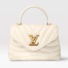 Replica Louis Vuitton LV Women Hold Me Top-Handle Bag White Smooth Cowhide Leather