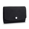 Replica Louis Vuitton LV Women Iris Compact Wallet Mahina Perforated Calf Leather