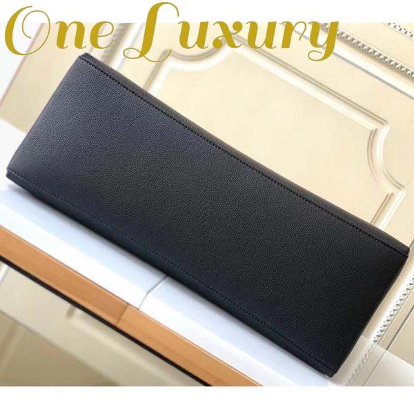 Replica Louis Vuitton LV Women Lockme Shopper Black Grained Calf Leather 8