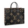 Replica Louis Vuitton LV Women Onthego Tote Bag in Monogram Coated Canvas