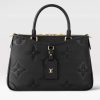 Replica Louis Vuitton LV Women Trianon PM Bag Black Embossed Grained Cowhide Leather