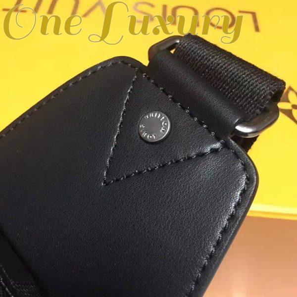 Replica Louis Vuitton LV Men Avenue Sling Bag in Damier Infini Leather-Black 9