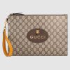 Replica Gucci GG Unisex Neo Vintage Messenger Bag in Beige/Ebony GG Supreme Canvas 15